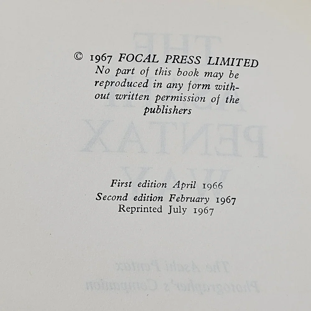 2- The Pentax Way Photography Books‎ by Herbert Keppler Honeywell 1967 & 1973